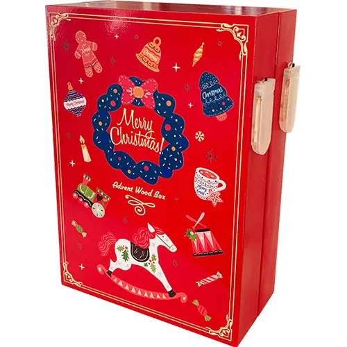 ライト付きウッドカレンダー (ブック)